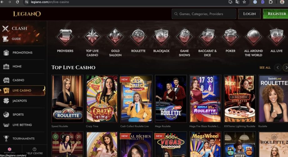 Legiano Casino - Ismerd meg ezt a platformot