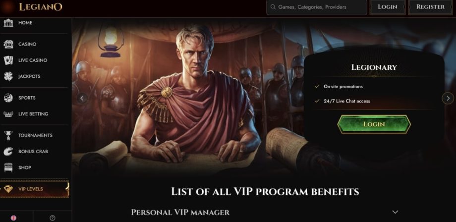 Legiano Casino - Ismerd meg ezt a platformot
